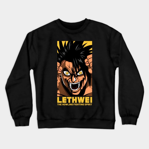 Saw Paing Kengan Ashura Omega Crewneck Sweatshirt by JPNDEMON